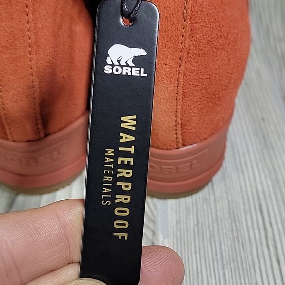 Sorel Evie Pull On Suede Leather Waterproof Ankle Boots Womens Size 9.5 NEW - Picture 6 of 12